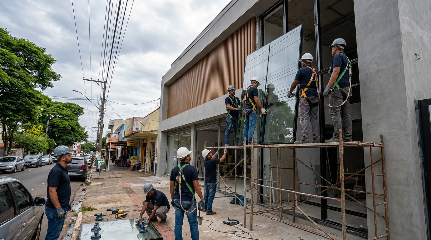 Fachada de Vidro em Santo André‑SP
