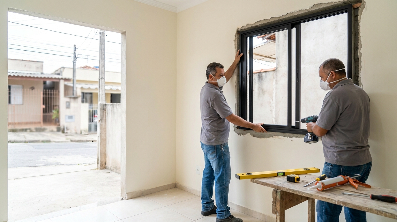 Serviços de Vidraçaria em Santo André‑SP