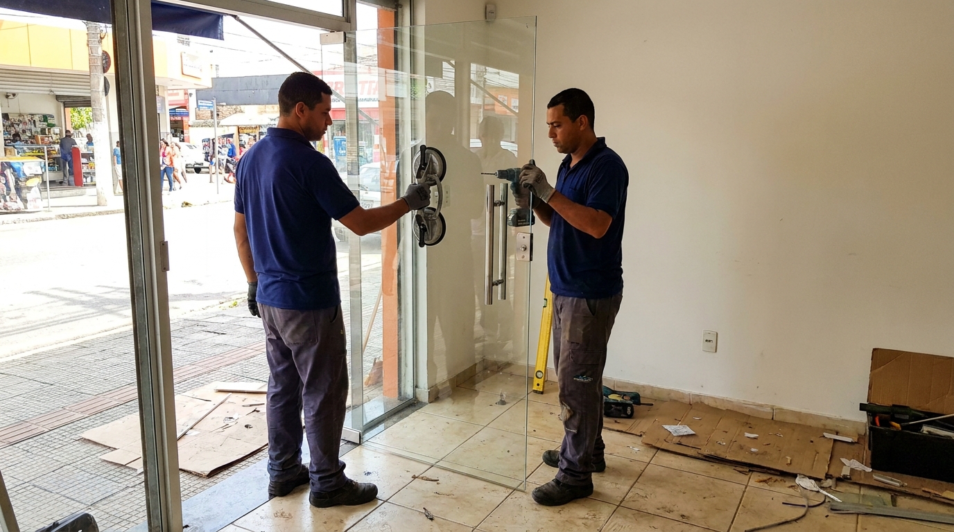 Portas em Vidro em Santo André‑SP