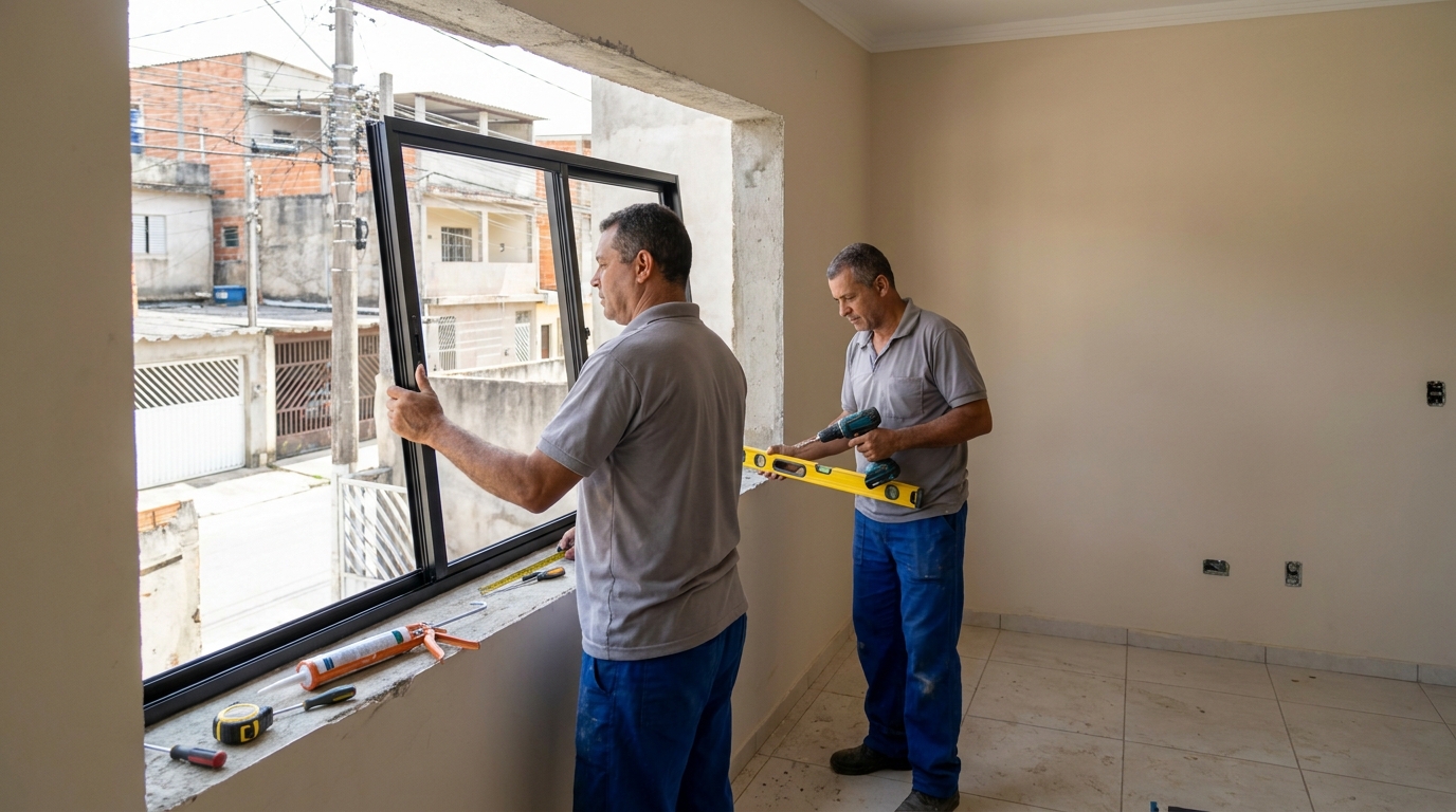 Esquadrias de Alumínio em Santo André‑SP